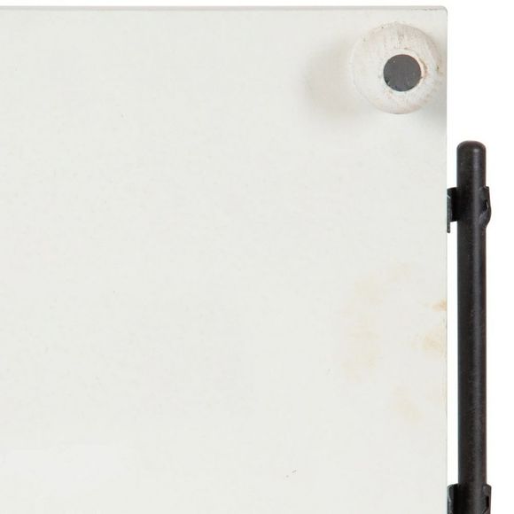 Off White Solid Wood Tray with Metal Handles & Feet - 16'' W x 12'' D x 3.75'' H - Picture 5 of 8